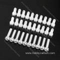 Hex socket aluminum screw m8 with high quality